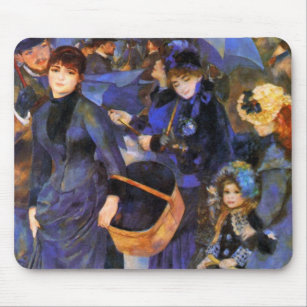 Umbrellas von Renoir Mousepad