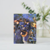 Umbrellas von Renoir Postkarte (Stehend Vorderseite)
