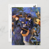 Umbrellas von Renoir Postkarte (Vorne/Hinten)
