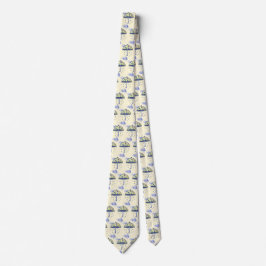 Umbrett mit Augen Handgezogen Krawatte