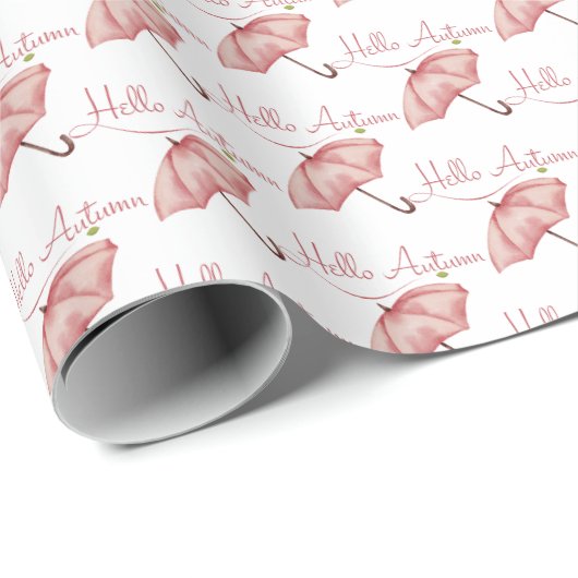Umbrettfall Erntedank Wrapping Paper Geschenkpapier (Rolleneckpunkt)