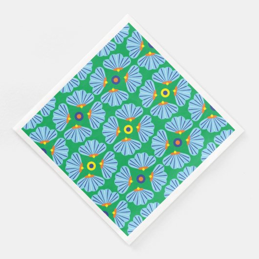 Umbrettpapier Napkins Blume Serviette (Ecke)