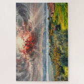 Umbrian Light: Montefalco Sky Gallery Edition Puzzle (Vertikal)