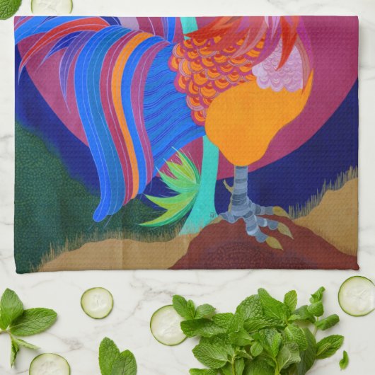 Umbrien Geschirrtuch (Gefaltet)