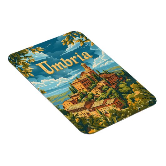 Umbrien Italien Magnet (Rechte Seite)
