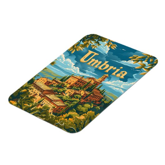 Umbrien Italien Magnet (Linke Seite)