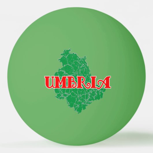 Umbrien Tischtennisball (Vorderseite)