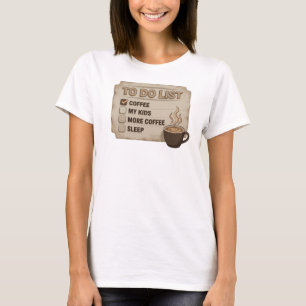 Umbwerfendes Gold COFFEE FIRST SAVE WORLD T-Shirt