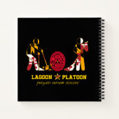 UMD Lagoon Platoon Notebook Notizblock (Rückseite)