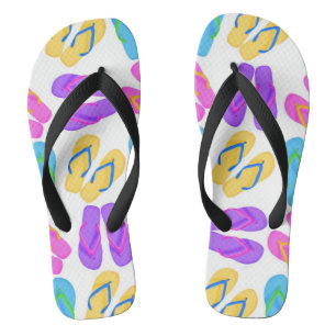 Umdreh-Flop-Muster Strandspass Badesandalen