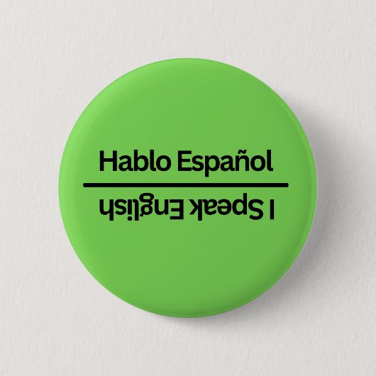 Umdrehbare zweisprachige Freiwilligen-Pins Button (Vorderseite)