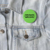 Umdrehbare zweisprachige Freiwilligen-Pins Button (Beispiel)