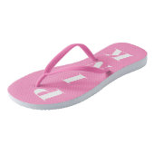 umdrehe Flops, ähnlich wie Havaianas®- PINK Badesandalen (Schrägansicht)