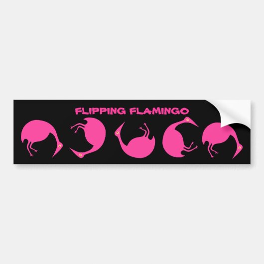 UMDREHEN DES FLAMINGO ~TUMBLING AUTOAUFKLEBER (Vorne)