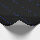 Umdrehen des Tabelleninternets Meme Geschenkpapier (Ecke)