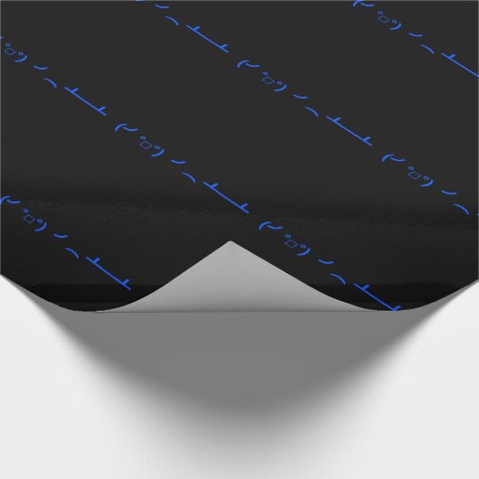 Umdrehen des Tabelleninternets Meme Geschenkpapier (Ecke)