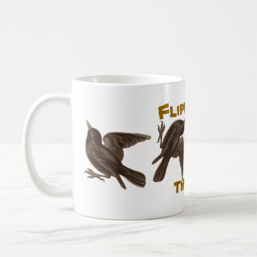 Umdrehen des Vogels Kaffeetasse (Links)