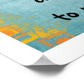 Umdrehen Poster (Ecke)