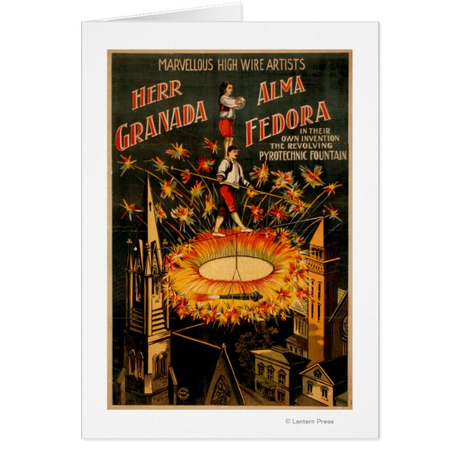 Umdrehung der Pyrotechnik (Vorne)