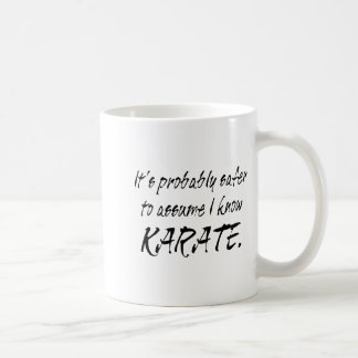 Ume Ich kenne Karate T-Shirt Kaffeetasse