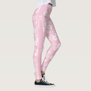 Ume   Japanisches Pflaumenmuster KIMONO Leggings