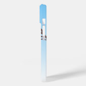 Ume Kokeshi Doll - Japanisch Geisha Girl Blue Case-Mate iPhone Hülle (Rückseite / Links)