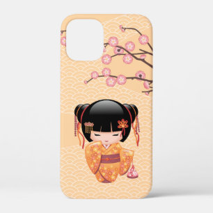 Ume Kokeshi Doll - Japanisch Peach Geisha Girl Case-Mate iPhone Hülle