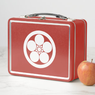 Umebachi-Stil-Pflaumblüten-Bento Metall Brotdose