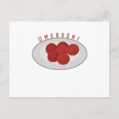 Umeboshi Postkarte (Vorderseite)