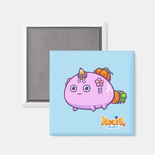 Umehana-hime AxieInfinity Blockchain Spiel Magnet (Vorderseite/Rückseite)