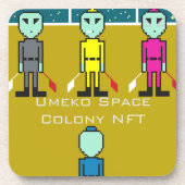 Umeko NFT コ die ス タ Getränkeuntersetzer (Vorderseite)