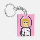 Umeko Space Colony NFT #5 Momoka keychain Schlüsselanhänger (Vorderseite links)