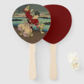 Umewaka am Sumida River Fächer (Vorne und Hinten)