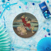 Umewaka in dem Sumida Fluss (2: 3) Pappteller (Party)