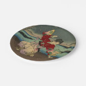 Umewaka in dem Sumida Fluss (2: 3) Pappteller (Schrägansicht)