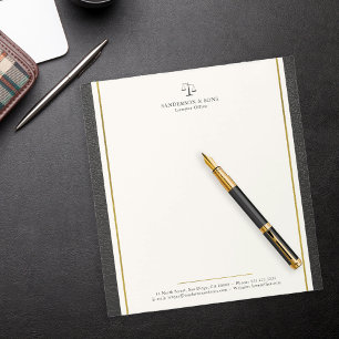 Umfang der Anwaltskanzlei der Justiz beruflich Notizblock