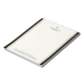 Umfang der Anwaltskanzlei der Justiz beruflich Notizblock (Rotiert)