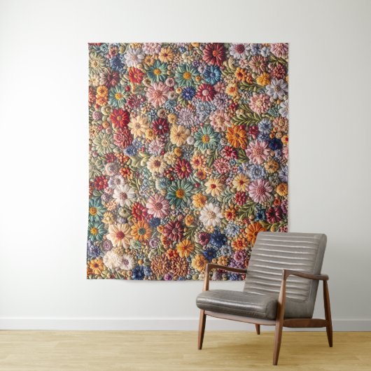 Umfang der Blume Wandteppich (Beispiel)