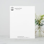 Umfang der Justiz (Gesetz) Briefkopf (Stehend Vorderseite)