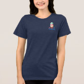 Umfang des Glücks Tri-Blend Shirt (Vorderseite)