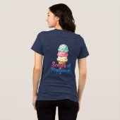 Umfang des Glücks Tri-Blend Shirt (Rückseite voll)