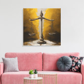 Umfang des Justizgesetzes Abstrakte Malerei Leinwanddruck (Insitu (Wohnzimmer))