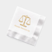 Umfang des Justizrechts Rechtsnachweis Nr. 2 Beruf Servietten Mit Folie (Links)