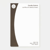 Umfang des Justizwesens Post-it Klebezettel (Vorderseite)