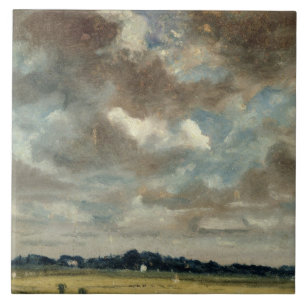 Umfangreiche Landschaft John Constables mit Fliese