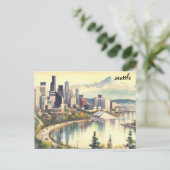 umfangreiche Postkarten-Massensendungen aus Seattl Postkarte (Stehend Vorderseite)