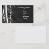 Umfangs-Baustelle Visitenkarte (Vorne/Hinten)