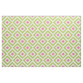 Umfangs-grünes und rosa Ikat Diamant-Muster Stoff (Fat Quarter (45,7 x 55,9 cm))