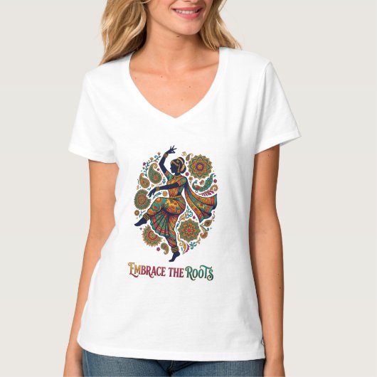 Umfasse den Roots Dance T-Shirt (Vorderseite)