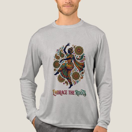 Umfasse den Roots Dance Tri-Blend Shirt (Vorderseite)